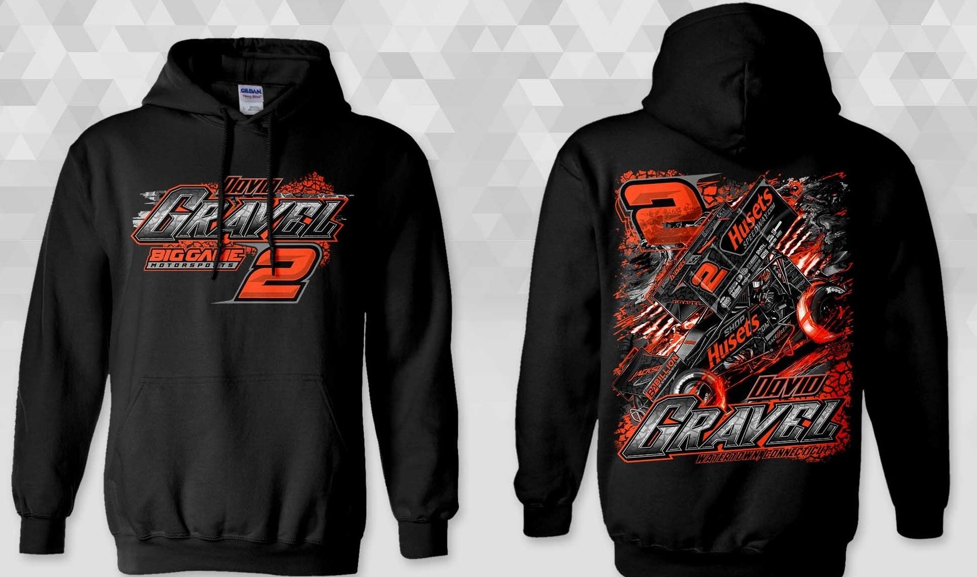 2024 WoO Champion Hoodie #2 – David Gravel Racing