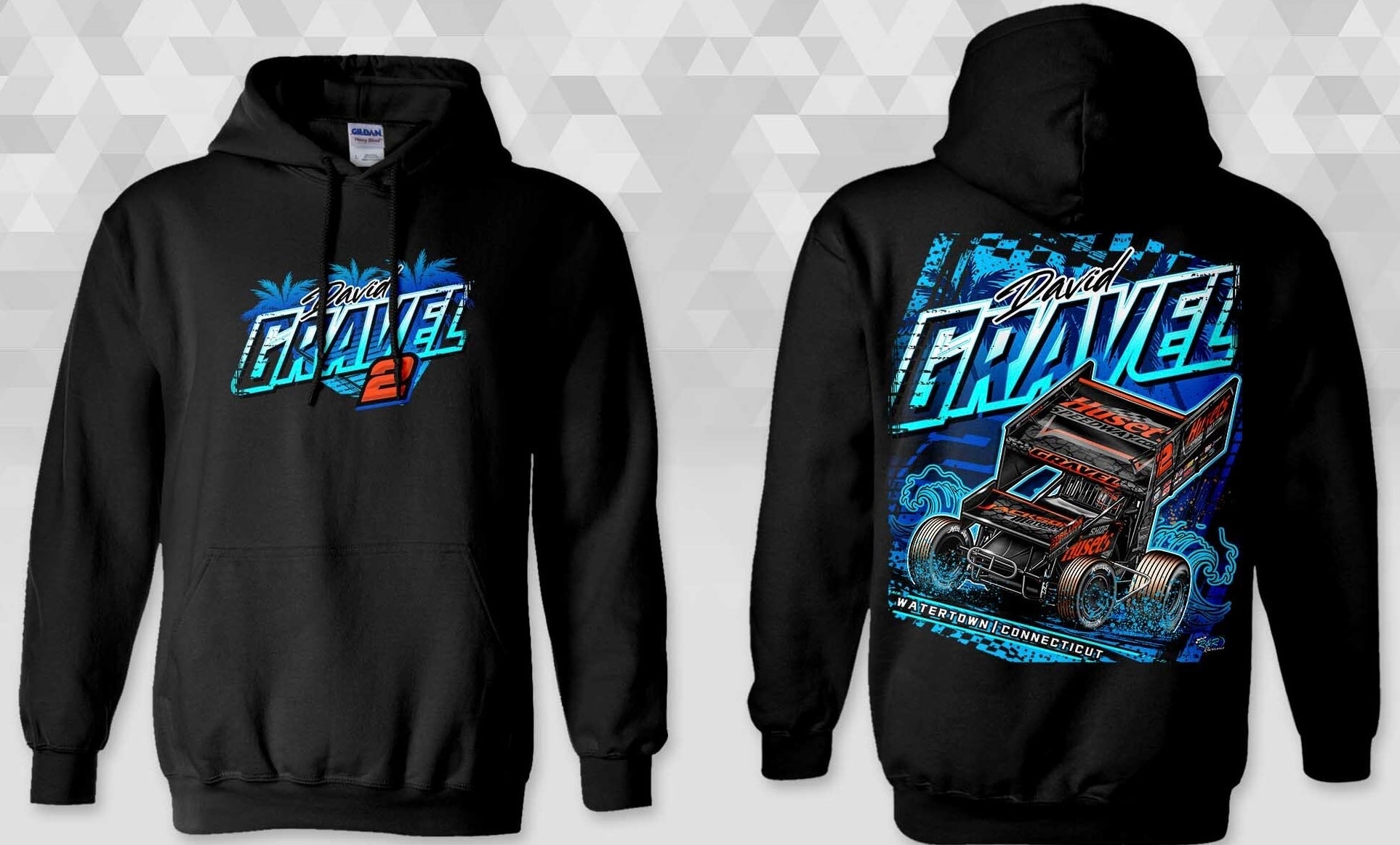 2026 Blue Wave Hooded Sweatshirt