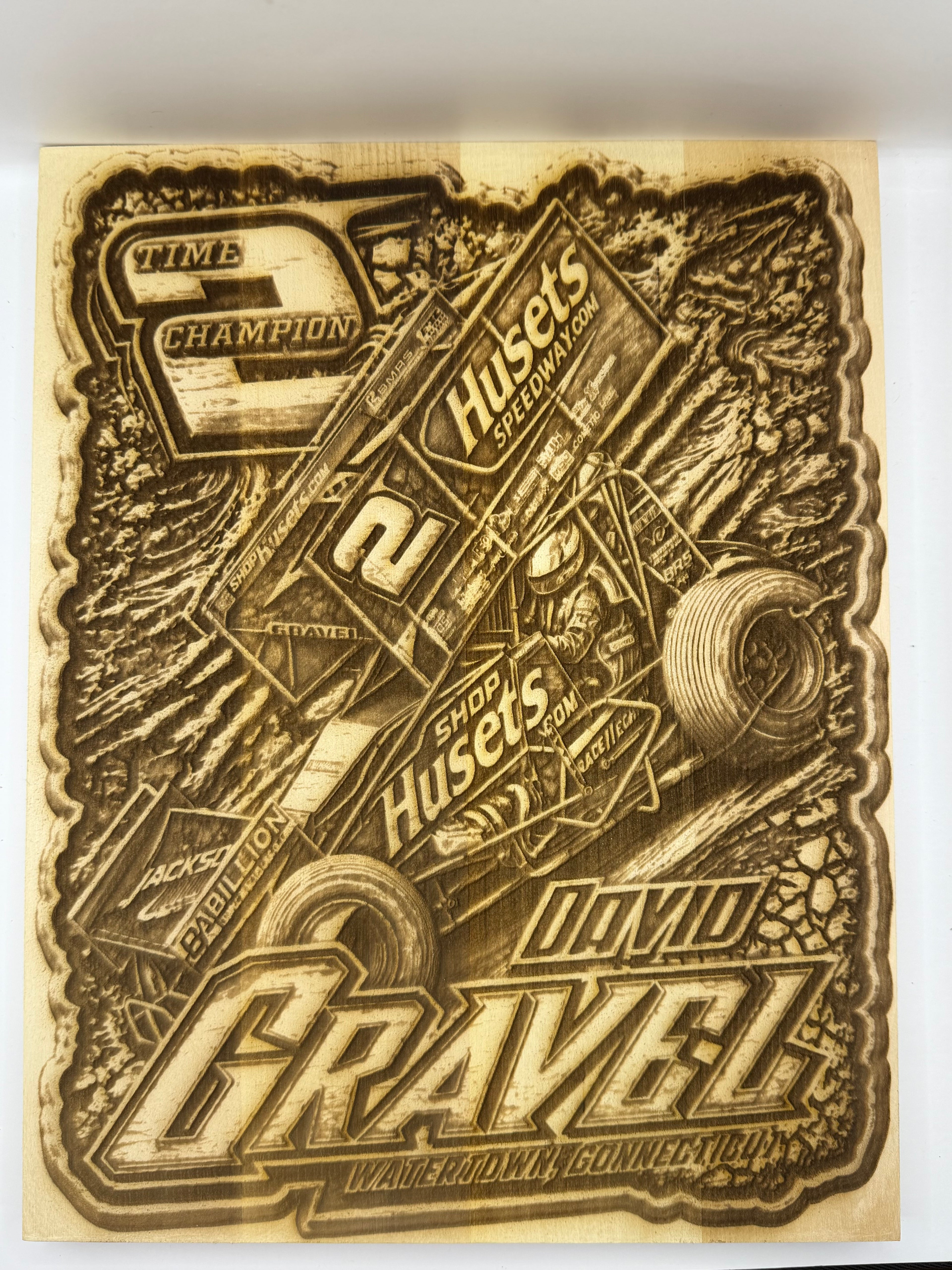 11”x14” Engraved Wood Sign