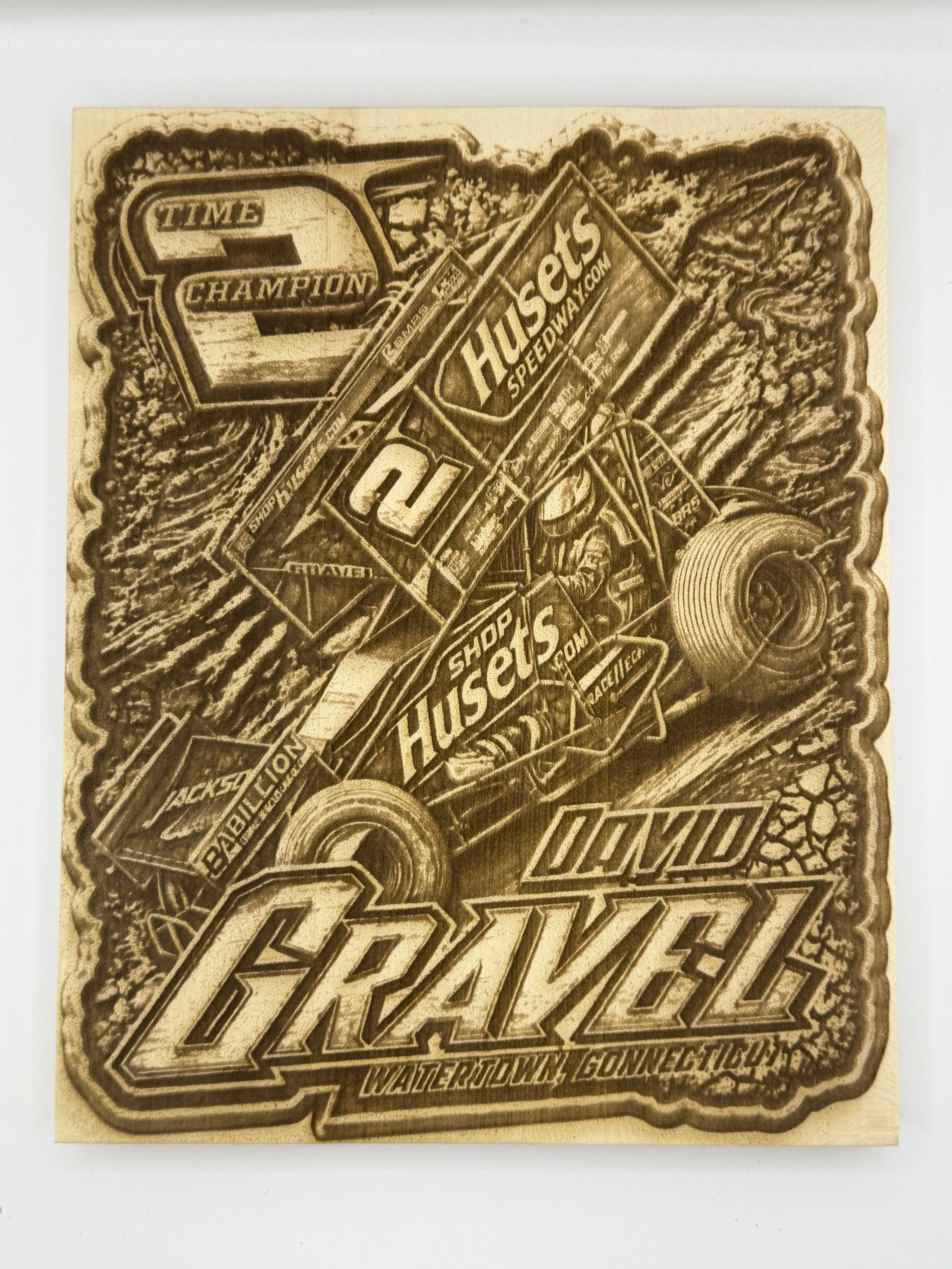 8”x10” Engraved Wood Sign