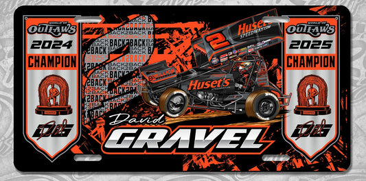 2025 WoO Champion License Plate